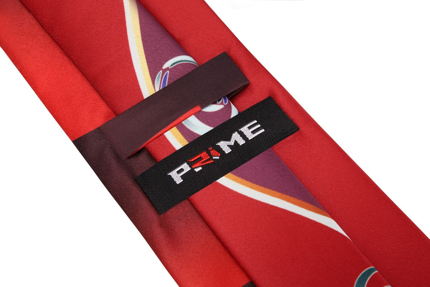 Red and Gold Abstract Necktie Keep