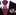 Red, Grey Stripe Tie and Pocket Square