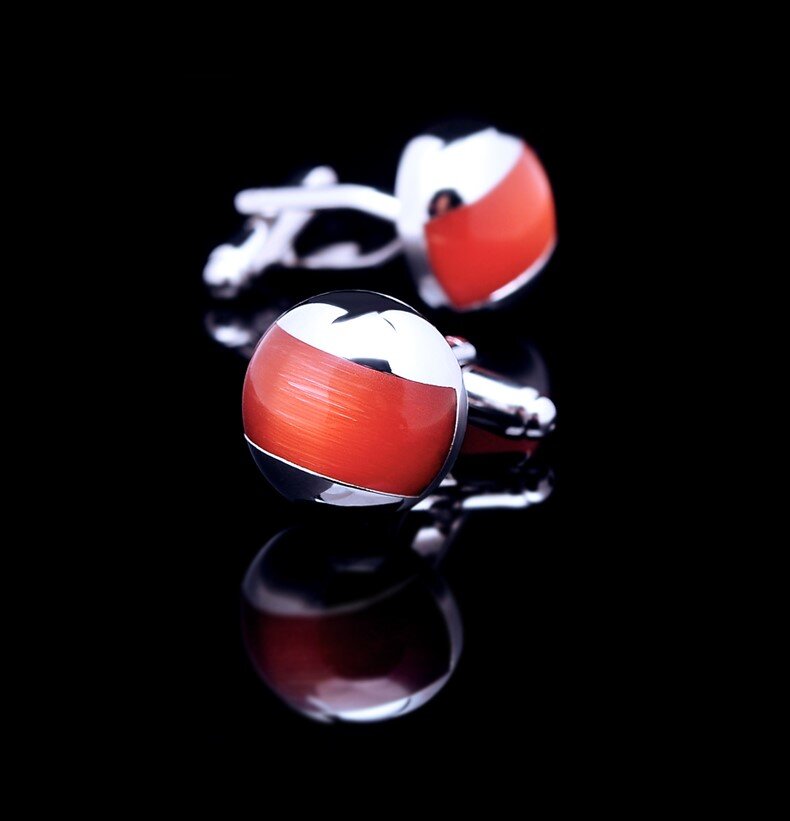 Red Orb Cuff-links