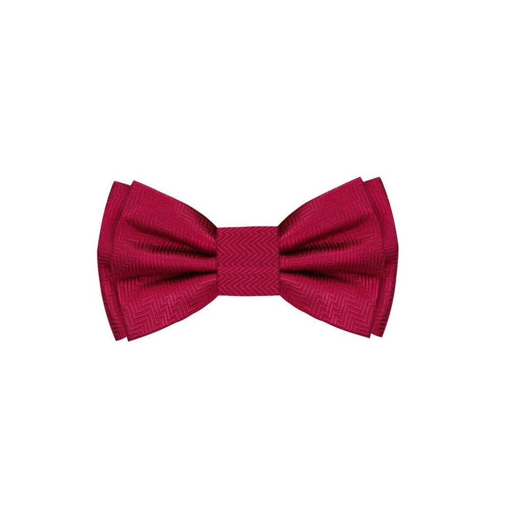 A Rosewood Solid Pattern Self Tie Bow Tie