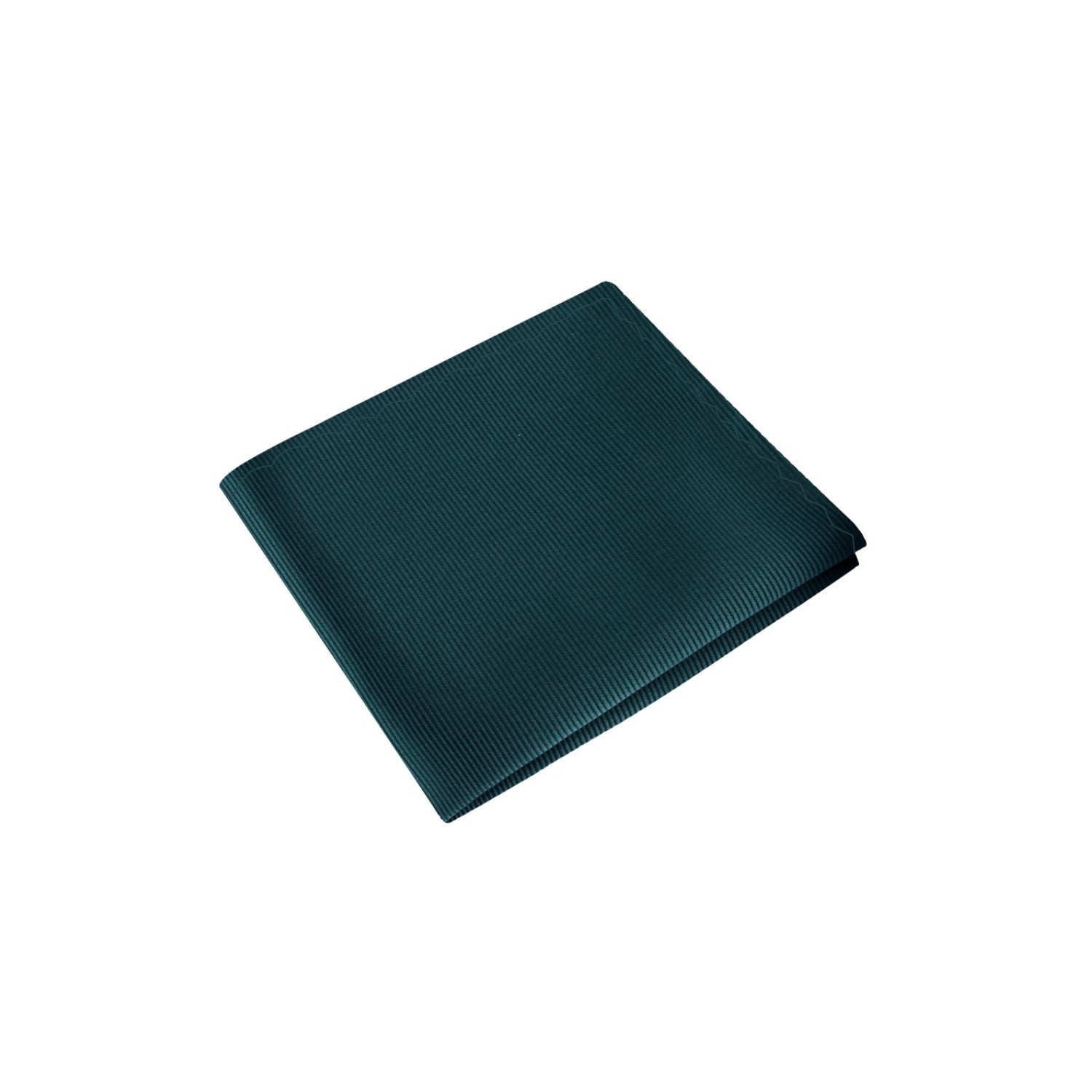 A Solid Sea Green Pattern Silk Pocket Square