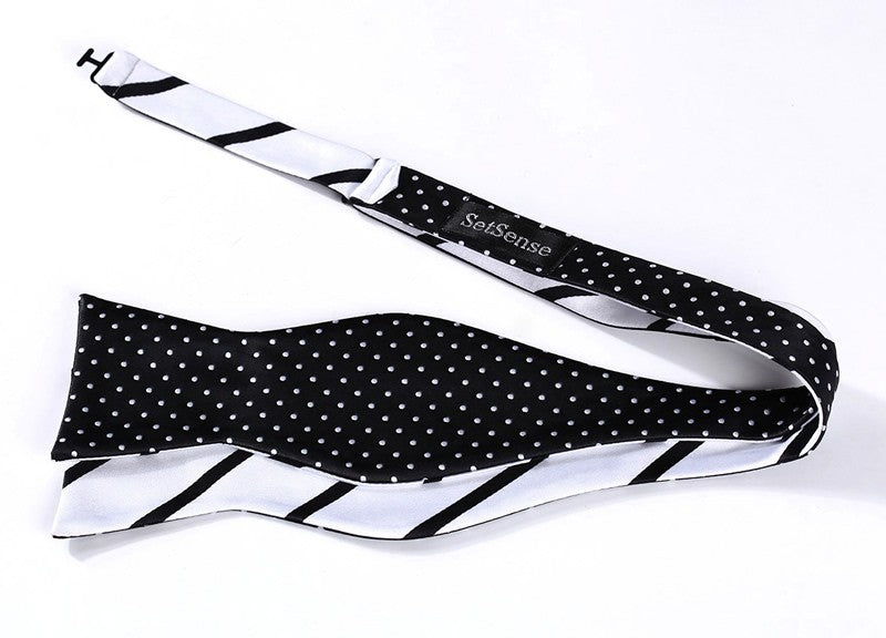 Double Sided Self-Tie Bow Tie