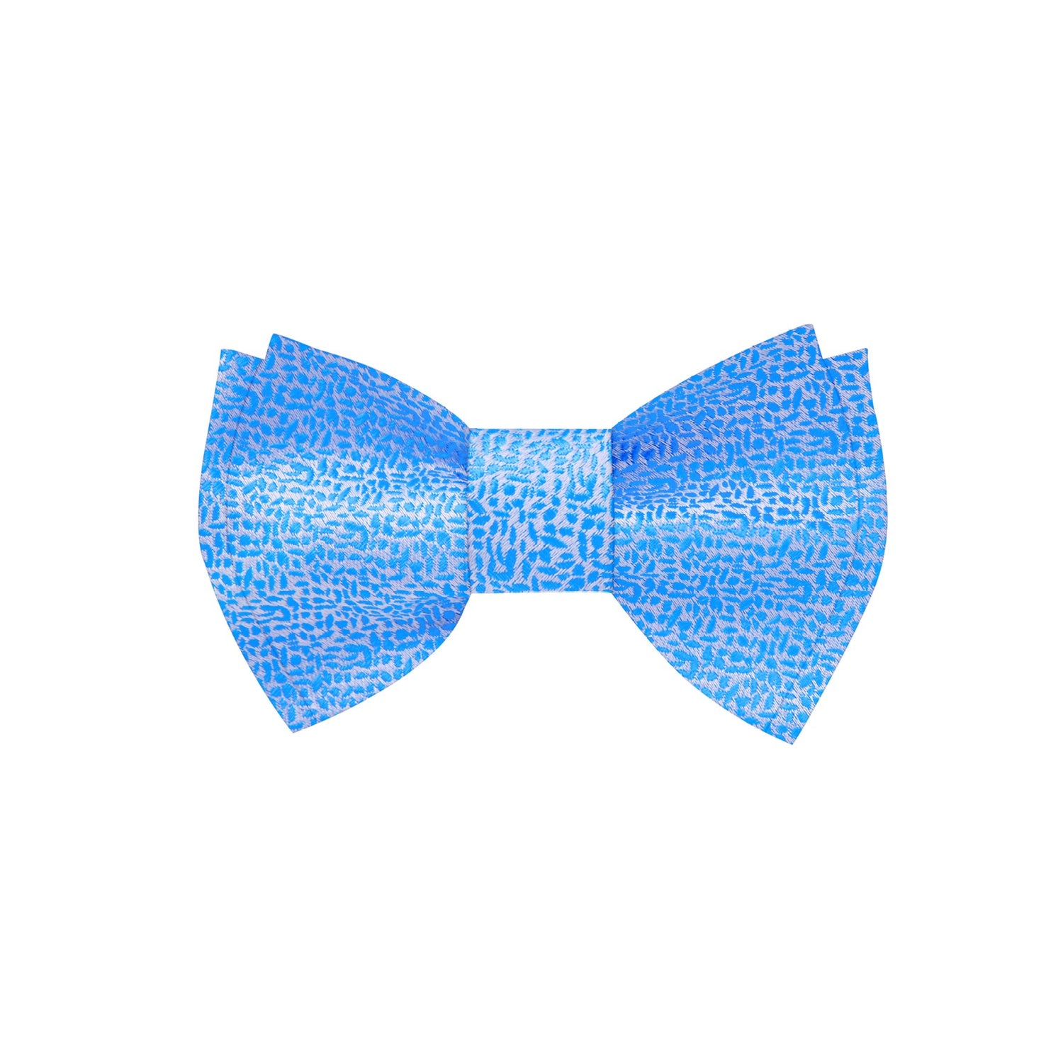 Laser Blue Shimmer Blue Bow Tie