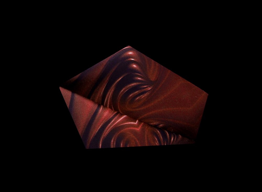 A Silky Smooth Chocolate Swirl Pocket Square ||Silky Smooth Chocolate Swirl