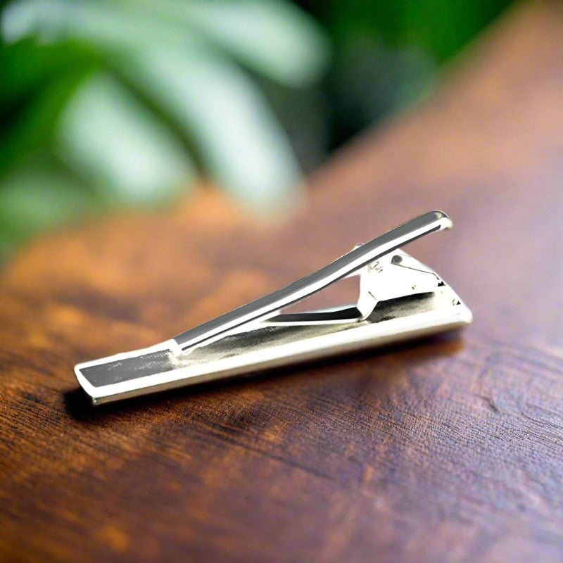 View 2: Silver Tie Bar