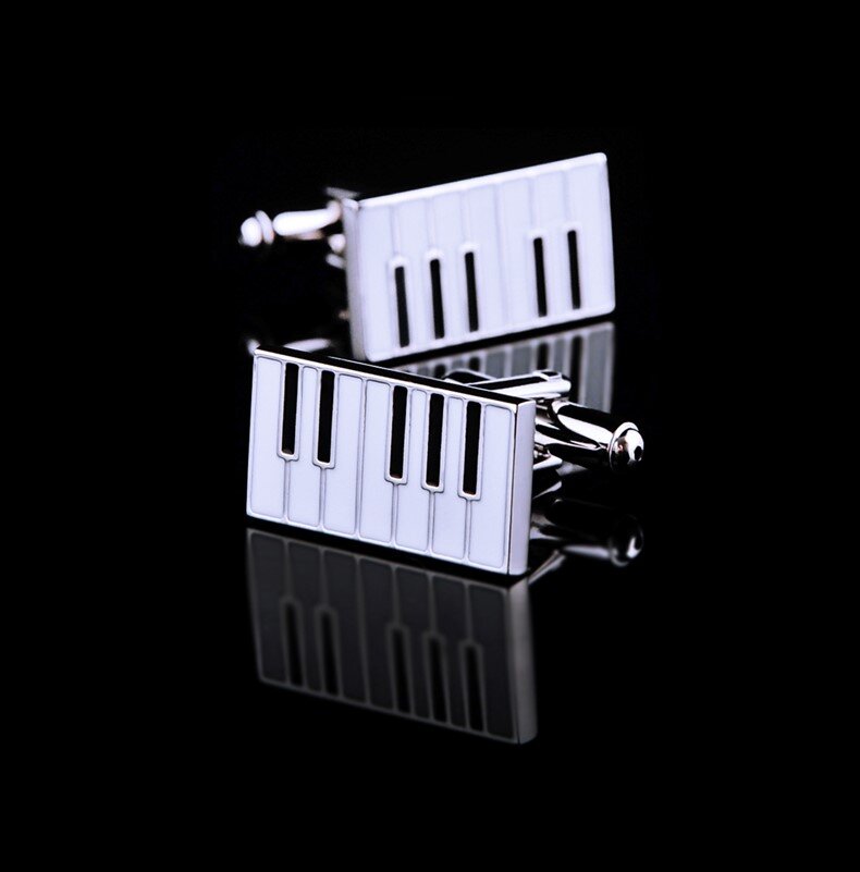Silver Keyboard Cuffs 2