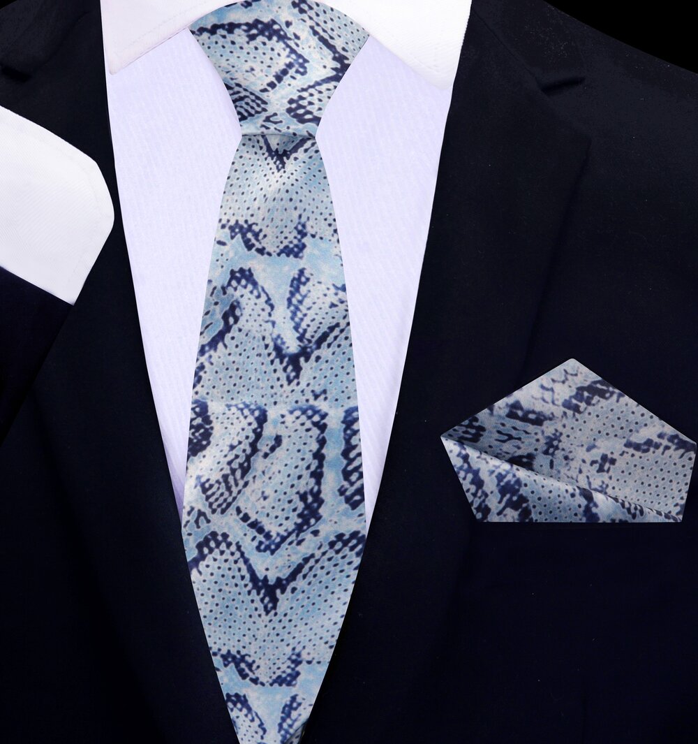 snake skin tie