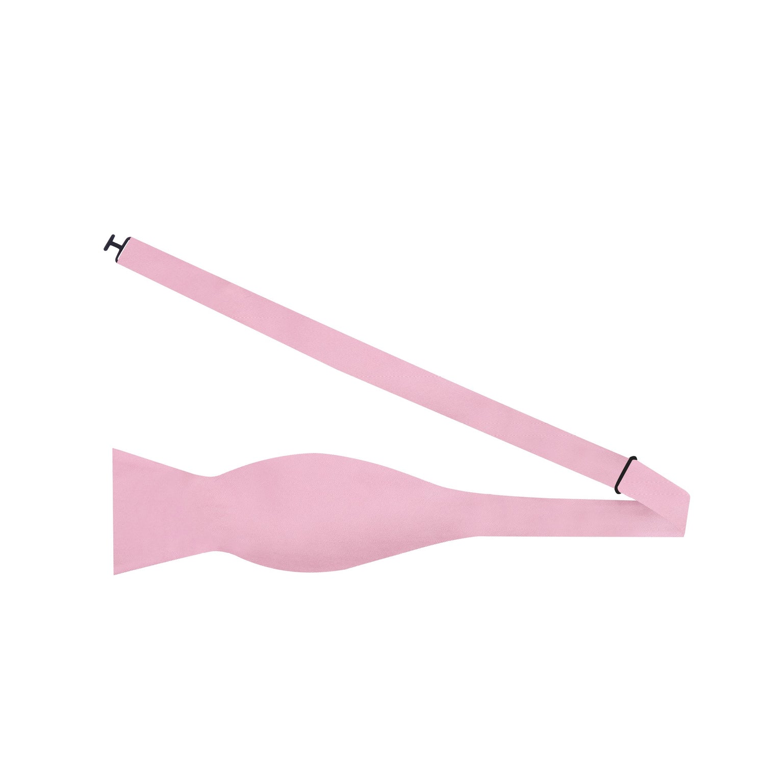 Self Tie: Solid Glossy Kobi Pink Silk Bow Tie 