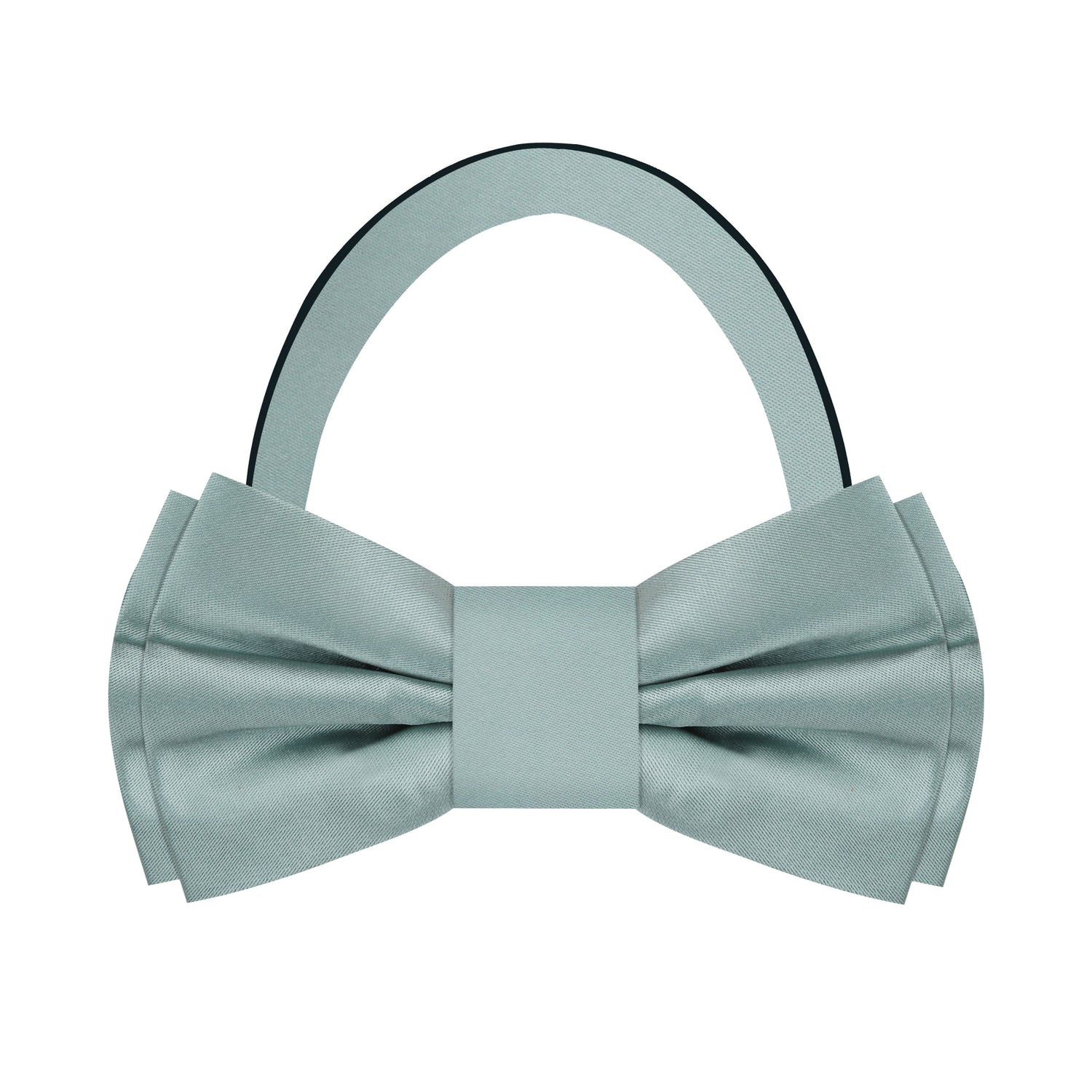 Pre Tied: Solid Glossy Viridian Green Bow Tie 