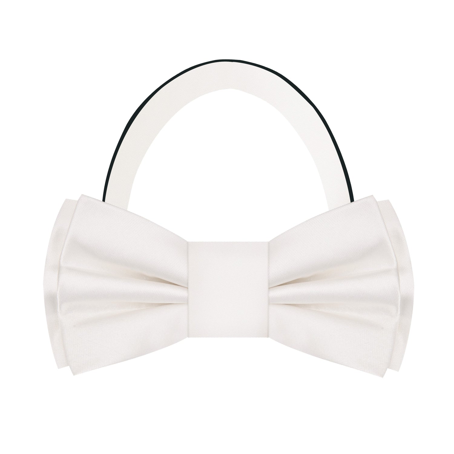 Pre Tied: Powder White Bow Tie 