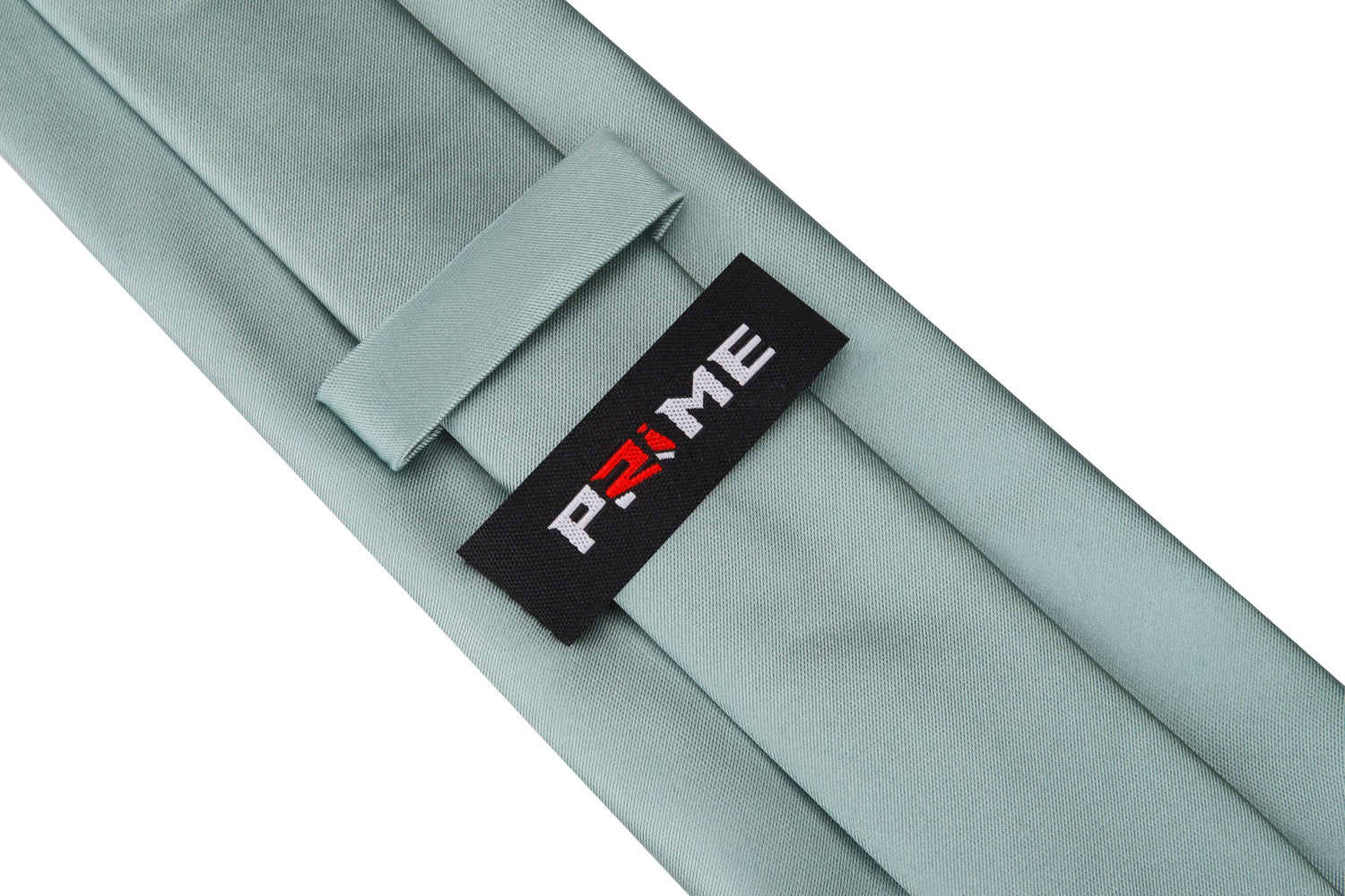 Solid Glossy Viridian Green Silk Necktie Tie Keep