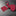 A Deep Red Check Zipper Necktie, Pocket Square