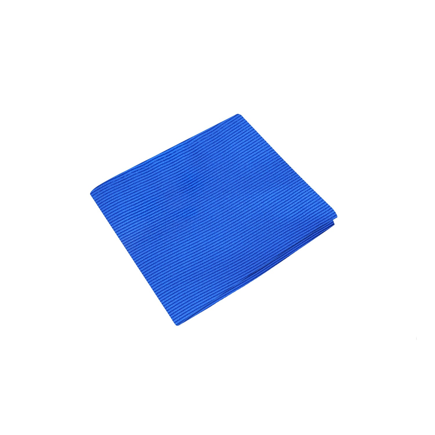 A Solid Sky Blue Pattern Silk Pocket Square