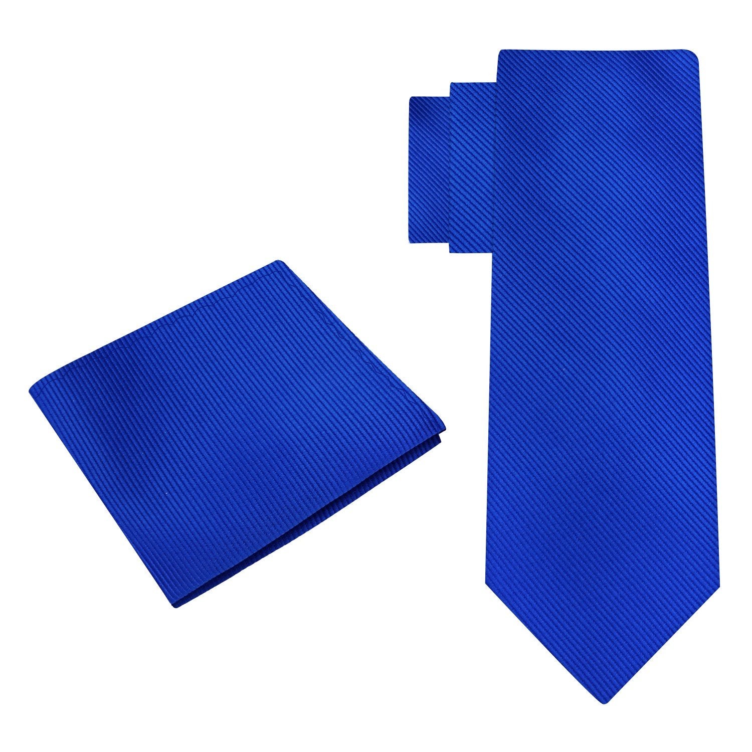 Alt View: Sky Blue Tie and Square