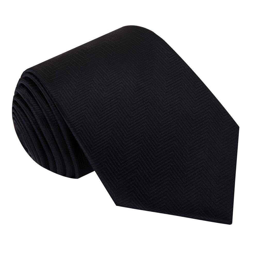 Single Black Tie||Black