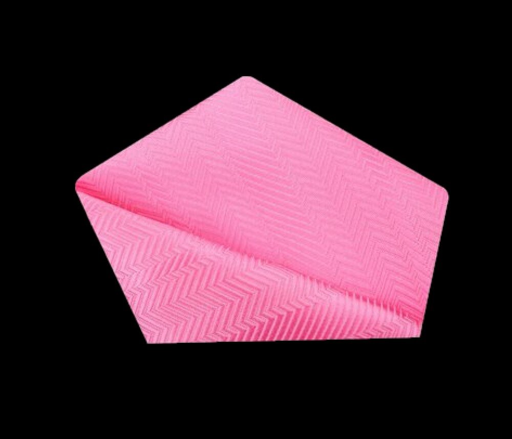 Real Pink Solid Pocket Square 2