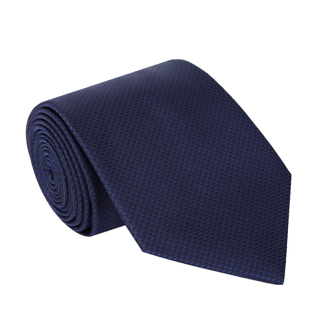 Blue and Black Hounds Tooth Tie  