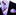 A White, Dark Purple, Purple Large Polka Dot Pattern Silk Necktie With Matching Pocket Square||White, Dark Purple, Light Purple