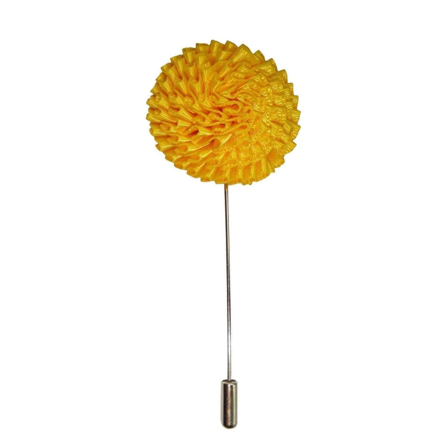 Yellow lapel pin