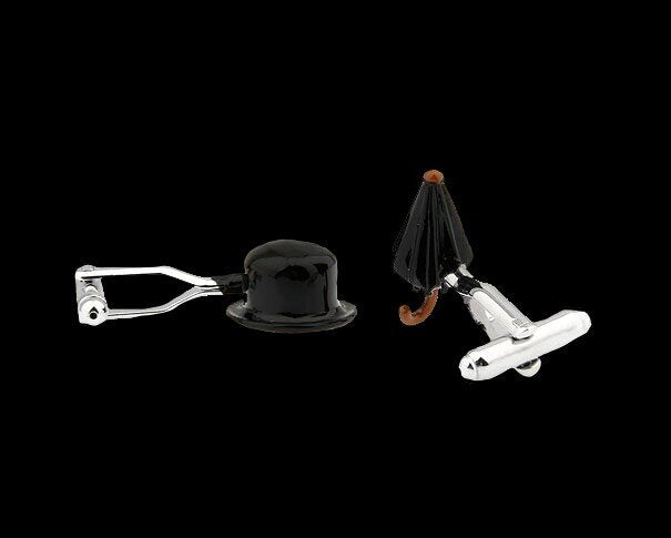 view 3 Hat and Umbrella Cuff-links